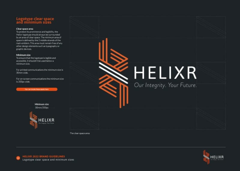 Helixr - 2022 brand guidelines10 Helixr - 2022 brand guidelines10