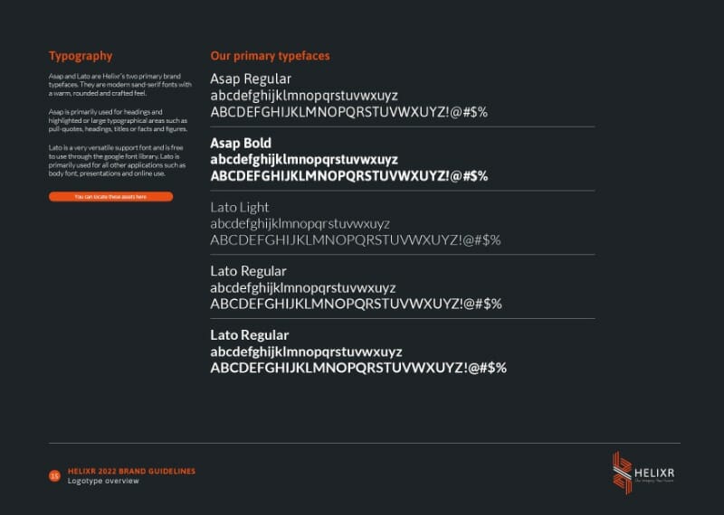 Helixr - 2022 brand guidelines15 Helixr - 2022 brand guidelines15