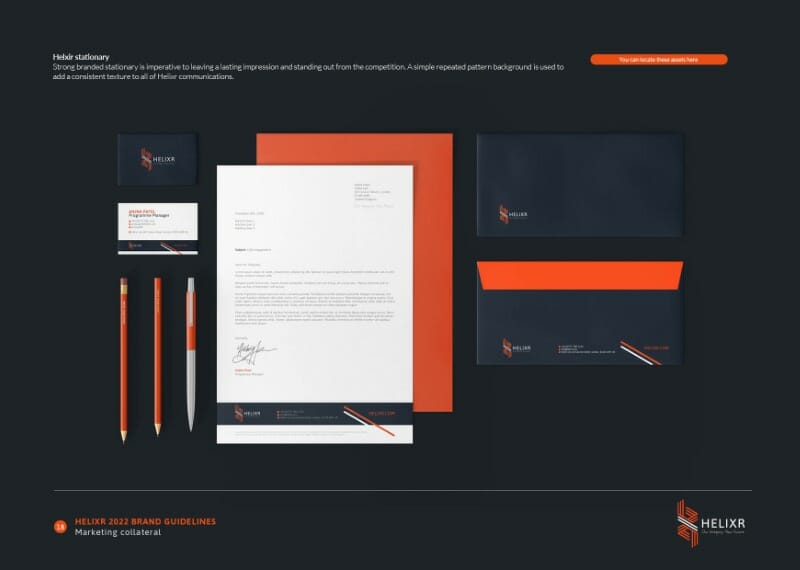 Helixr - 2022 brand guidelines18 Helixr - 2022 brand guidelines18