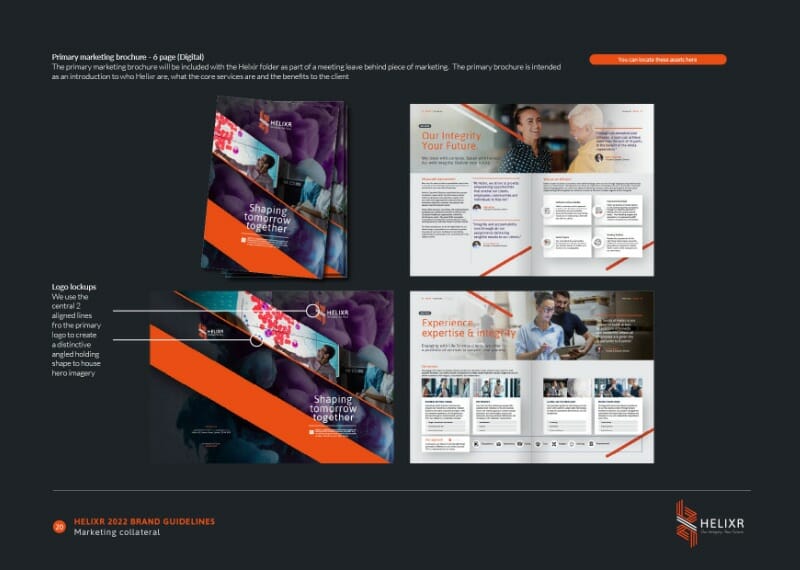 Helixr - 2022 brand guidelines20 Helixr - 2022 brand guidelines20