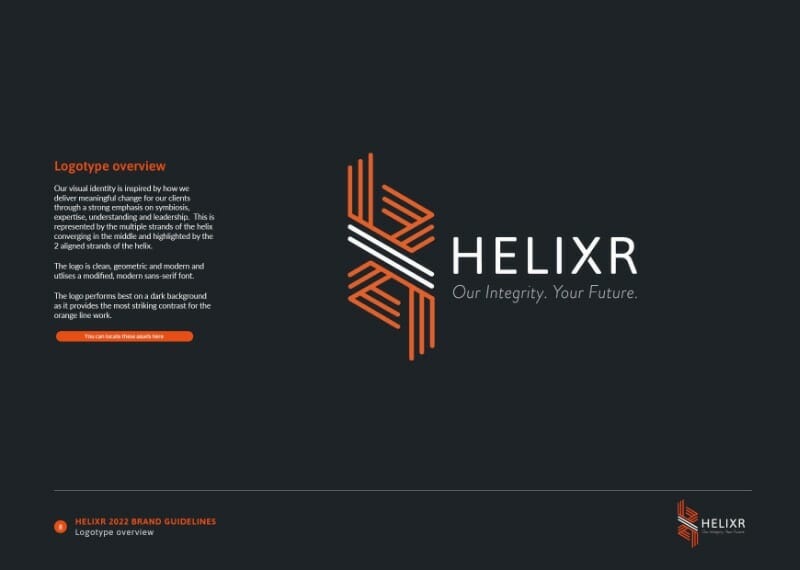 Helixr - 2022 brand guidelines8 Helixr - 2022 brand guidelines8