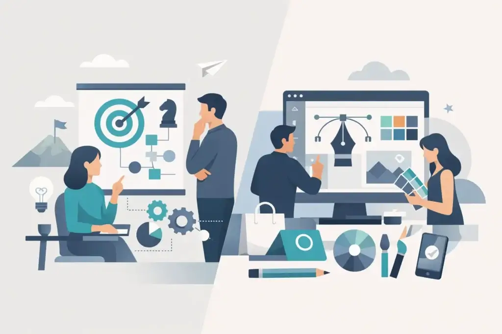 Brand Strategy vs Visual Identity Explained